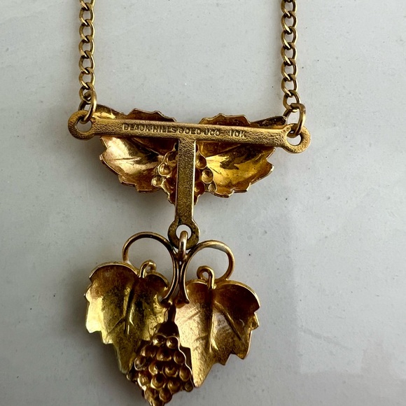 Vintage Black Hills Gold Necklace 10k gold with stamp - Picture 2 of 5